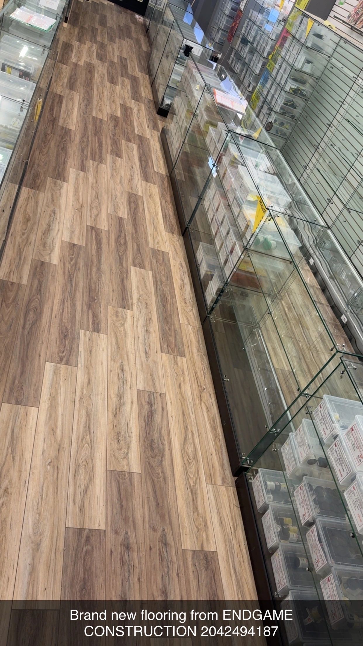 Commercial Flooring Installation - Retail Space
